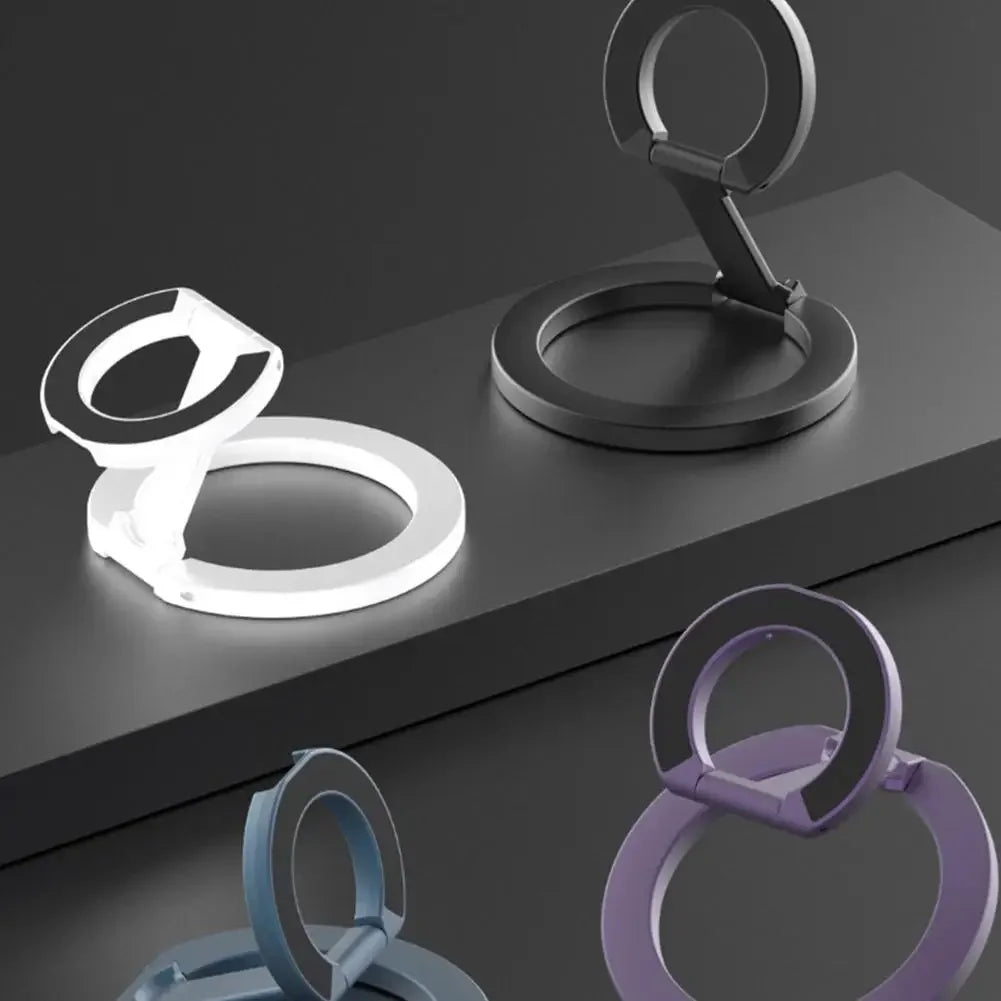360 Degree Magnetic phone Ring holder - Foldable Stand for iPhone & Android