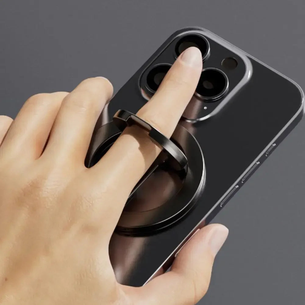 360 Degree Magnetic phone Ring holder - Foldable Stand for iPhone & Android