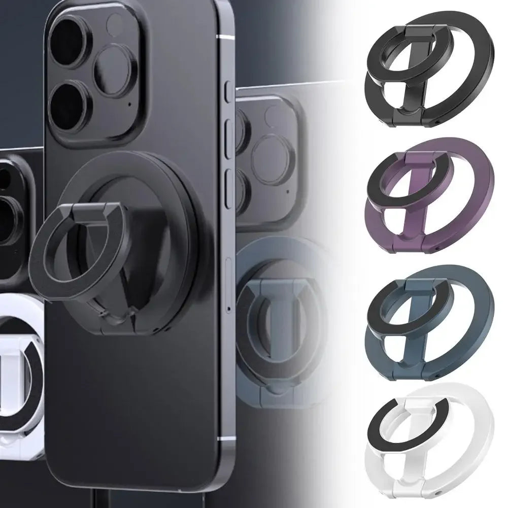 360 Degree Magnetic phone Ring holder - Foldable Stand for iPhone & Android