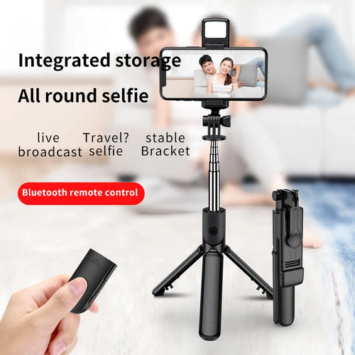 Bluetooth Selfie stick Tripod - Portable Phone Stand with Remote 