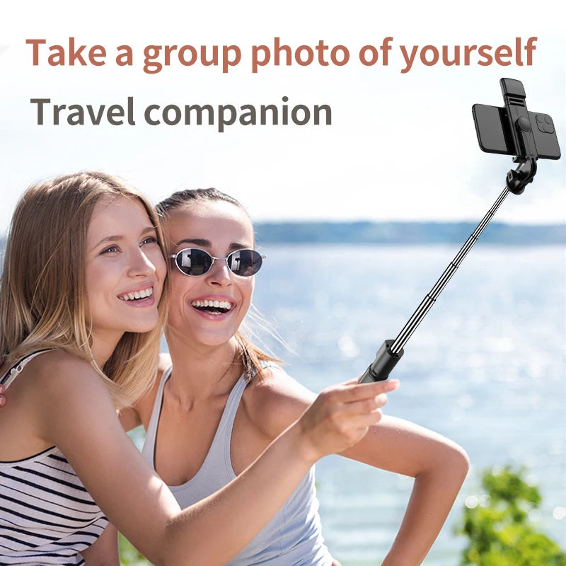 Bluetooth Selfie stick Tripod - Portable Phone Stand with Remote 